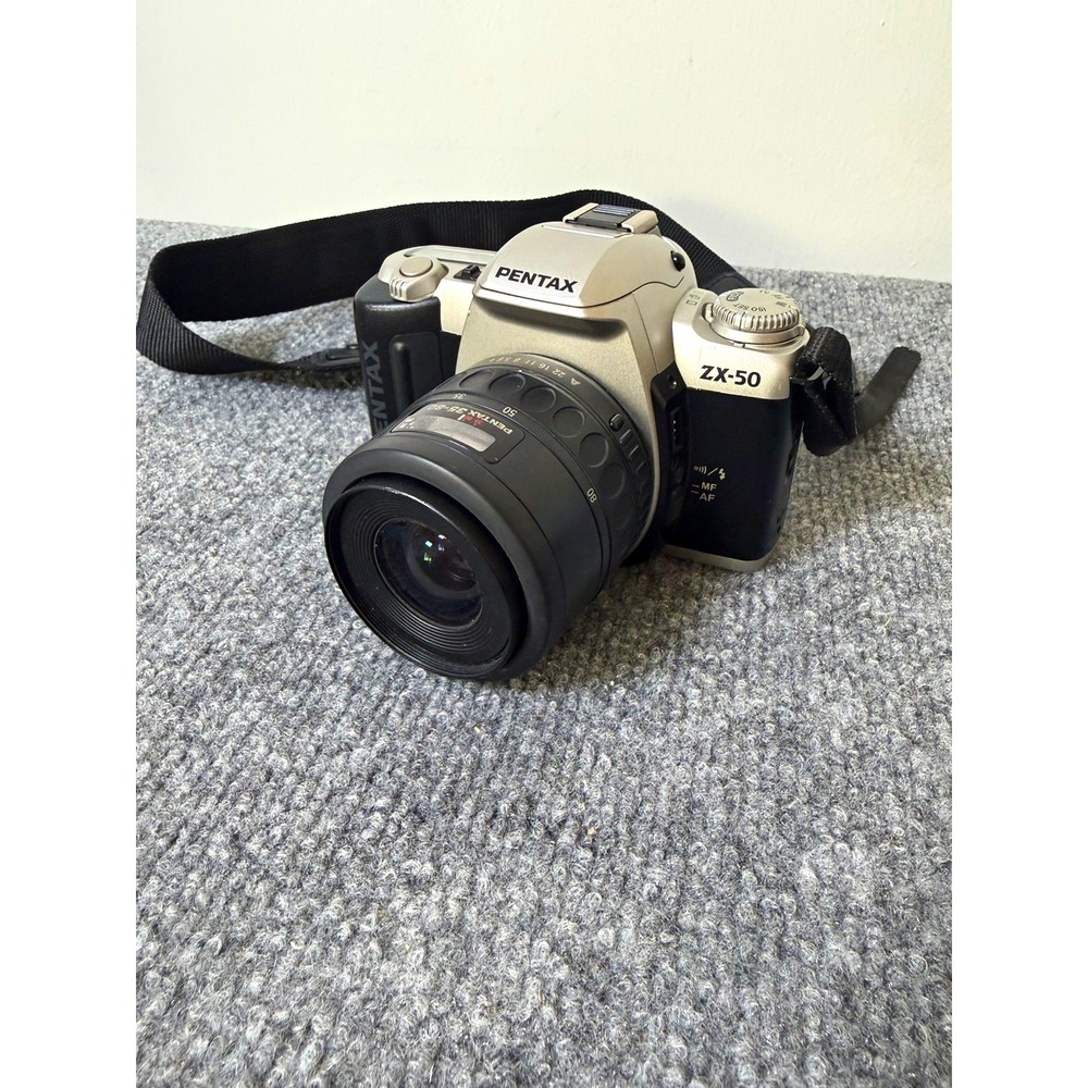Pentax ZX-50 35mm SLR Film Camera w/ 35-80mm Lens Auto/Manual Date
